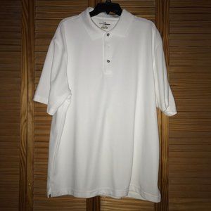 Grand Slam White Golf Polo Shirt XXL